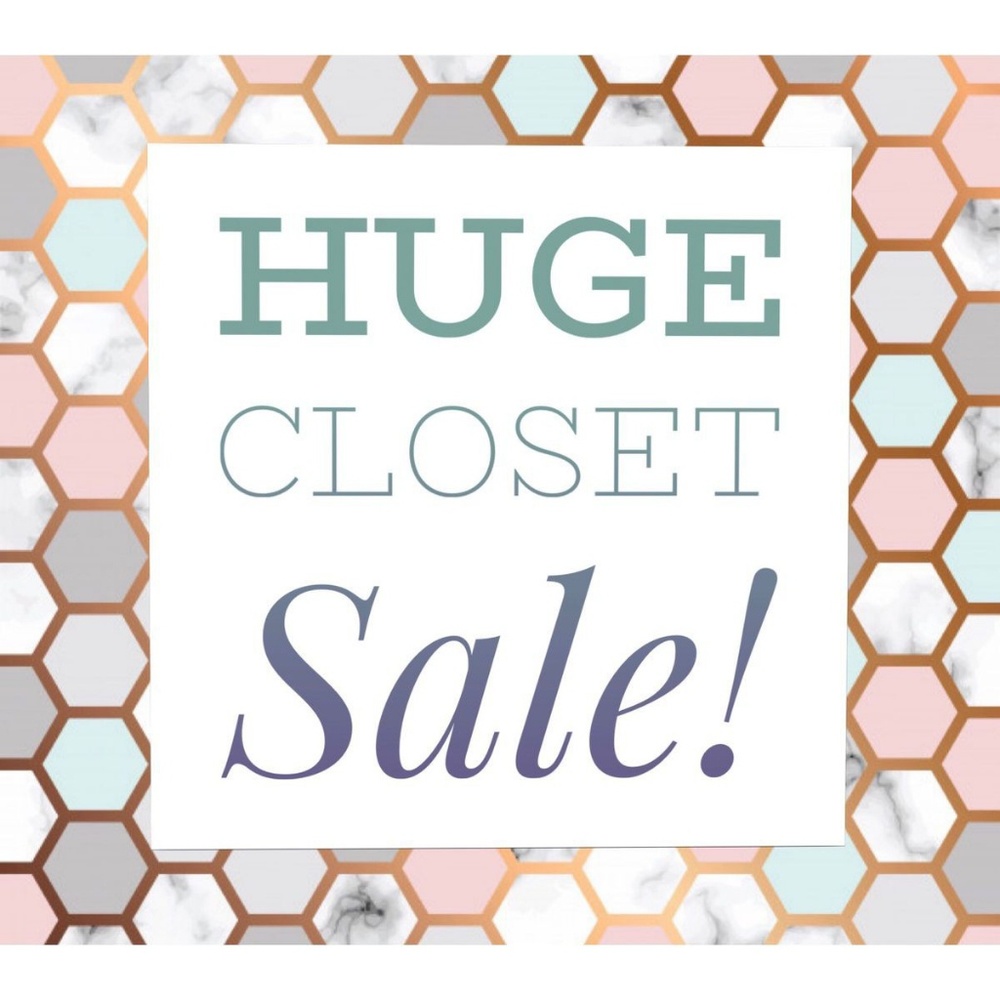Huge closet Sale!!!